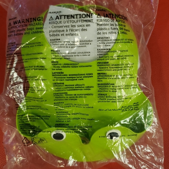 NWT IKEA Mata Baby Toddler Bib Dish Set Green Frog - Picture 3 of 4